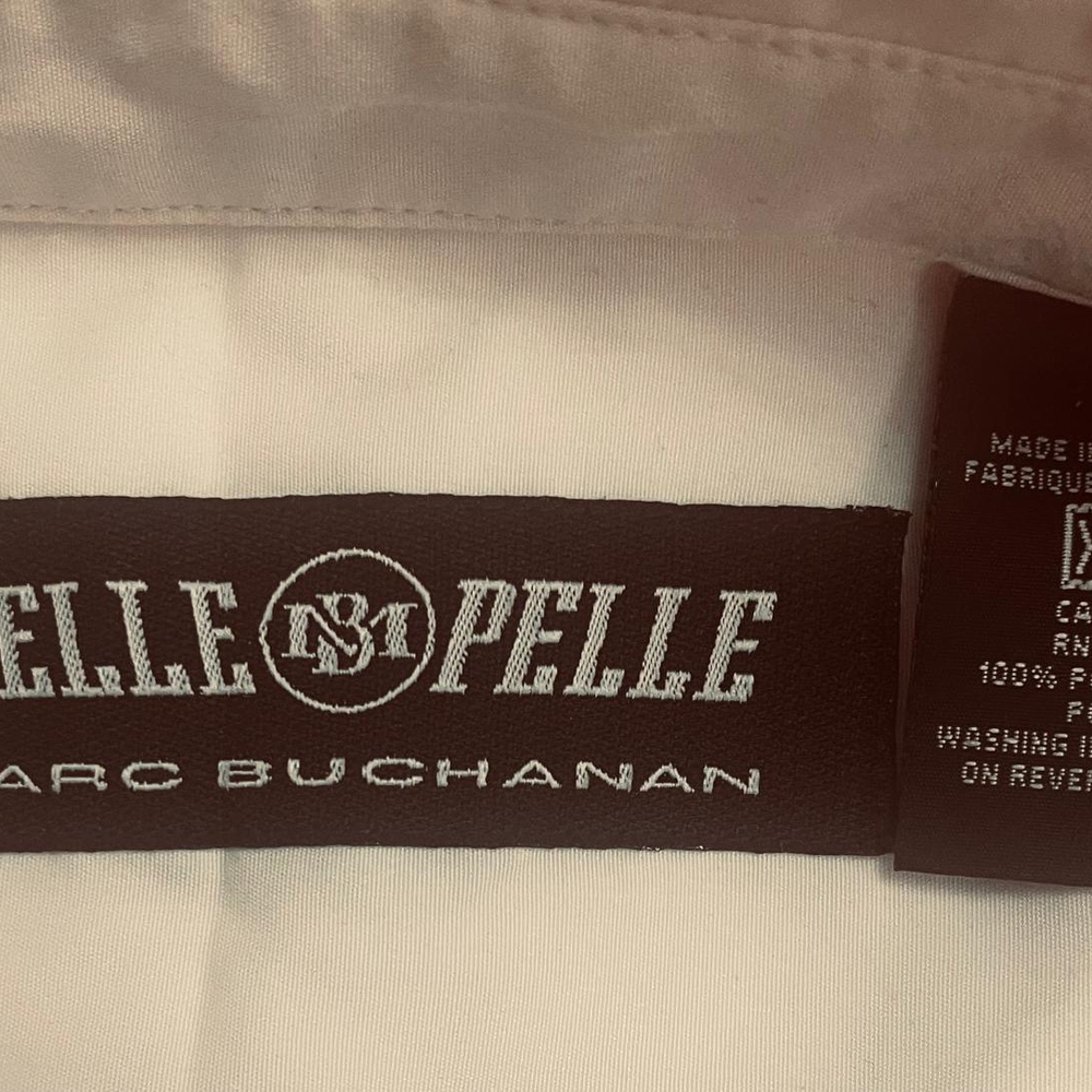 Pelle Pelle, Marc Buchanan, Offwhite & Black Graphic Men's Shirt. Size:XXL. - Picture 2 of 4